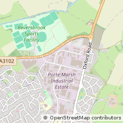 Map of Calne, Wiltshire