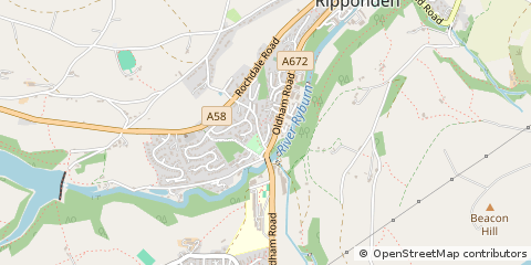 Map of Sowerby Bridge
