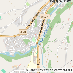 Map of Sowerby Bridge
