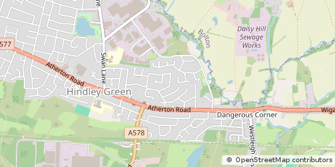 Map of Wigan