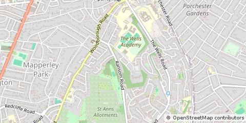 Map of Nottingham