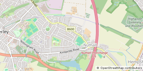 Map of Nottingham