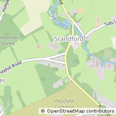 Map of Bordon, Hampshire