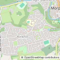 Map of Morpeth