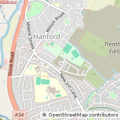 Map of Stoke-on-Trent, Staffordshire