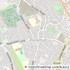 Map of Stoke-on-Trent
