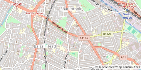 Map of Birmingham