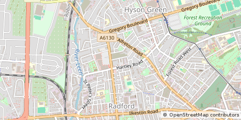 Map of Nottingham