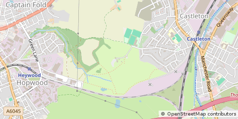Map of Rochdale