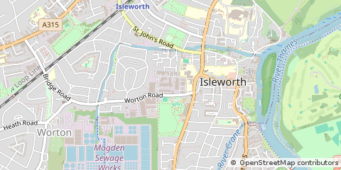 Map of Isleworth
