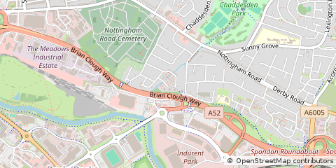 Map of Derby