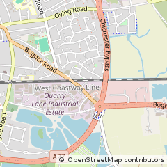 Map of Chichester, West Sussex