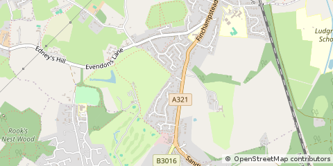 Map of Wokingham