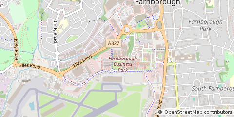 Map of Farnborough
