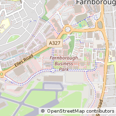 Map of Farnborough