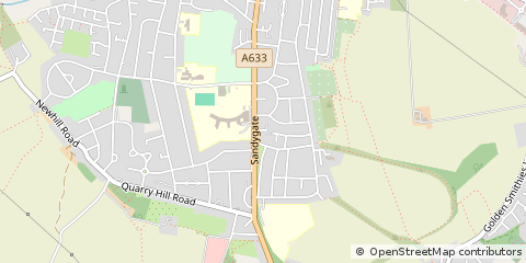 Map of Rotherham