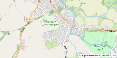 Map of Calne, Wiltshire