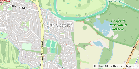 Map of Newcastle Upon Tyne