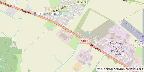 Map of York, East Riding of Yorkshire