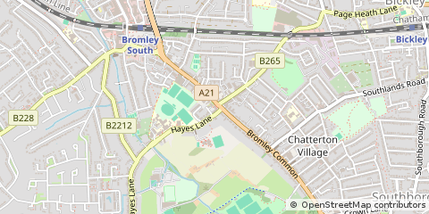 Map of Bromley