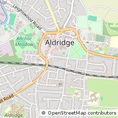 Map of Walsall, West Midlands