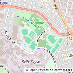Map of Derby, Derbyshire