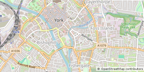 Map of York, North Yorkshire