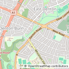 Map of Tyne & Wear, Tyne and Wear
