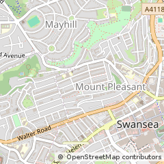 Map of Swansea