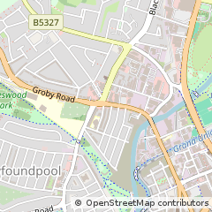 Map of Leicester