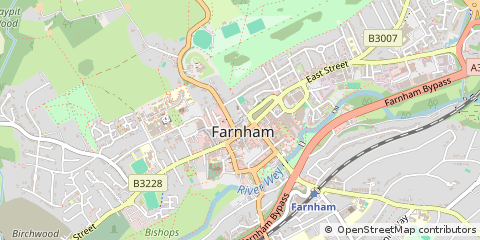 Map of Surrey
