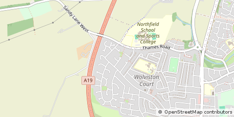 Map of Stockton on Tees