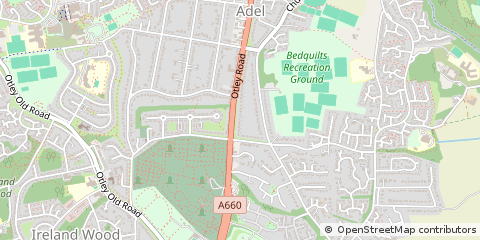 Map of Leeds