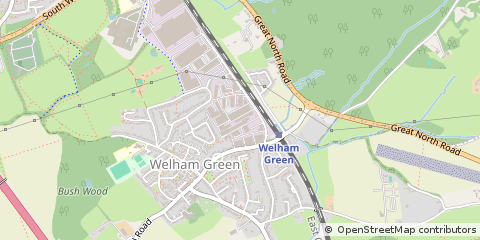 Map of Hatfield