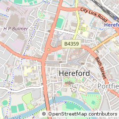Map of Hereford