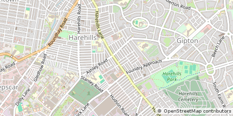 Map of Leeds