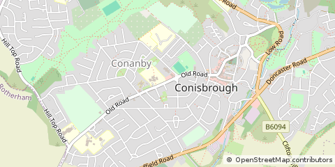 Map of Doncaster, South Yorkshire