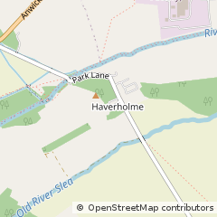Map of Sleaford, Lincolnshire