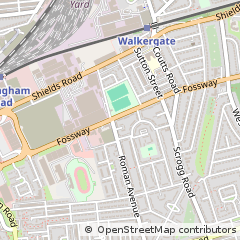 Map of Newcastle Upon Tyne