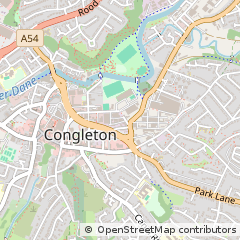 Map of Congleton, Cheshire
