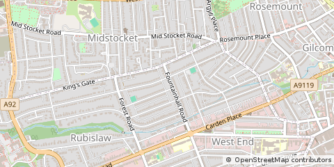 Map of Aberdeen