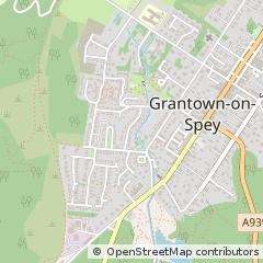 Map of Grantown-on-Spey