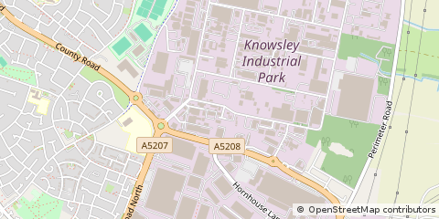 Map of Liverpool, Merseyside