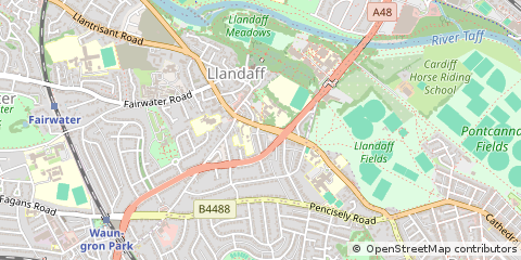 Map of Cardiff