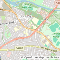 Map of Cardiff