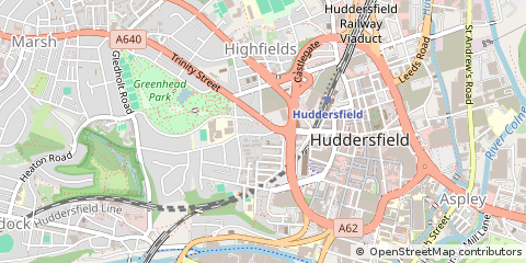 Map of West Yorkshire