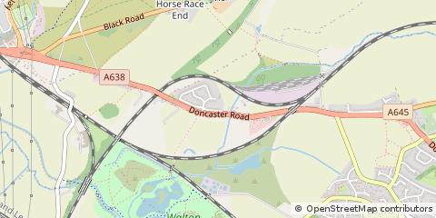 Map of Wakefield, West Yorkshire