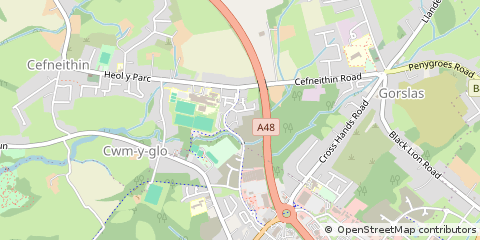 Map of Llanelli