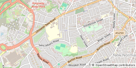 Map of Derby