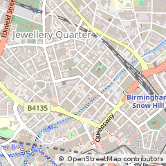 Map of Birmingham, West Midlands
